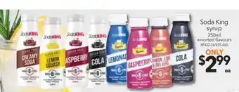 Cheap as Chips SodaKING Syrup 250ml offer