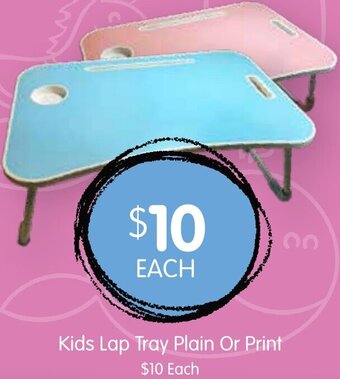 Spudshed Kids Lap Tray Plain Or Print offer