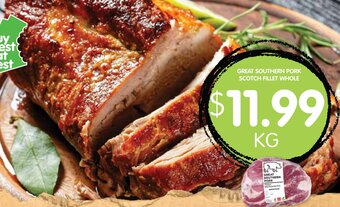 Spudshed Great Southern Pork Scotch Fillet Whole offer