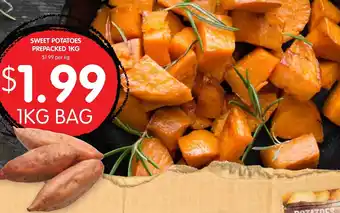 Sweet Potatoes Prepacked 1kg