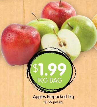 Spudshed Apples Prepacked 1kg offer