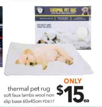 Cheap as Chips Thermal Pet Rug offer