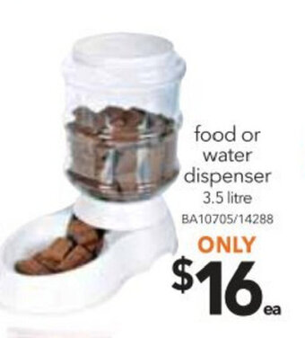 Cheap as Chips Food or Water Dispenser 3.5 Litre offer