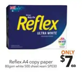 Cheap as Chips Reflex A4 Copy paper offer