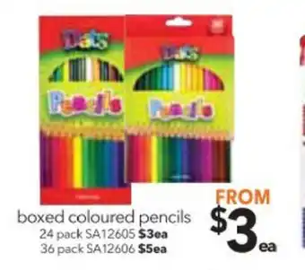 Boxed Coloured Pencils 24 Pack