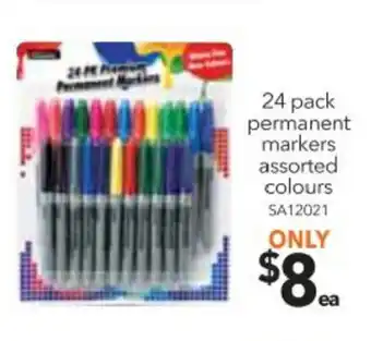 24 Pack Permanent Markers