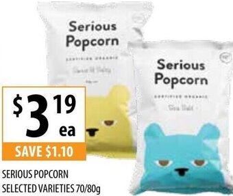 Serious Popcorn Selected Varieties 70/80g