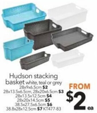 Cheap as Chips Hudson Stacking Basket offer