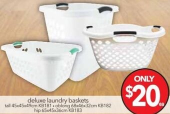 Cheap as Chips Deluxe Laundry Baskets offer