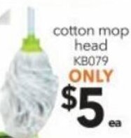 Cheap as Chips Cotton Mop Head offer