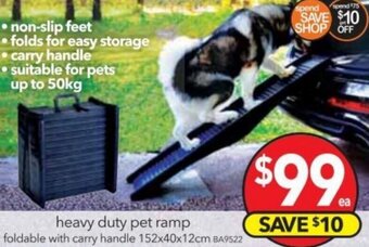 Cheap as Chips Heavy Duty Pet Ramp 152x40x12cm offer