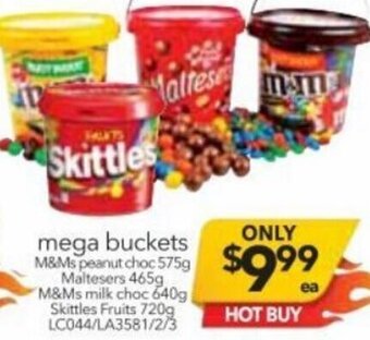 Cheap as Chips Mega Buckets offer