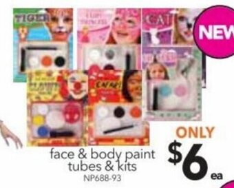 Face & Body Paint Tubes & Kits
