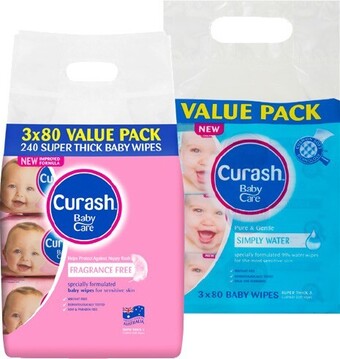 BIG W 20% off Curash Wipes* offer