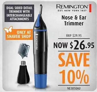 Shaver Shop Remington nose & ear trimmer offer