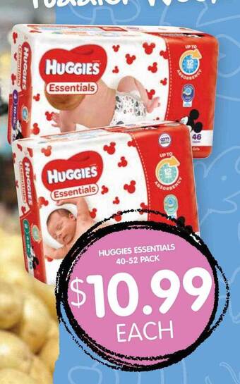 Spudshed Huggies essentials offer