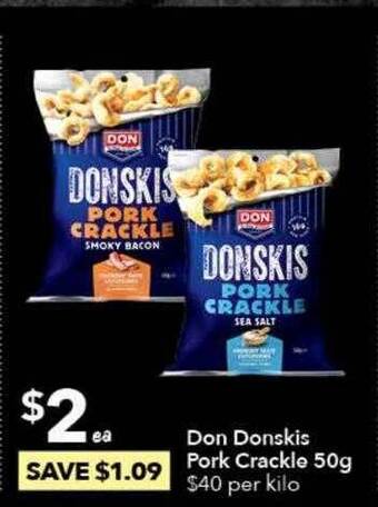 Ritchies Don donskis pork crackle offer
