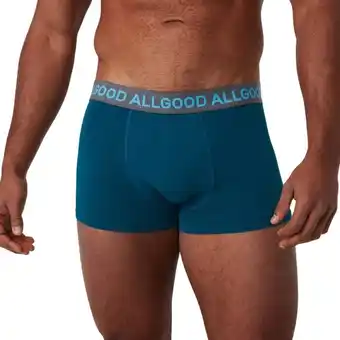 BIG W Allgood. mens 3-pack trunks - blue & green offer