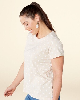 BIG W Brilliant basics spot print tee offer