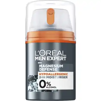 BIG W L'oreal paris men expert magnesium defence moisturiser 50ml offer