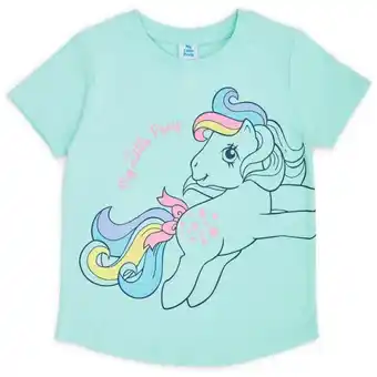 My little pony glitter tee - light blue