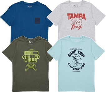 BIG W Brilliant basics kids print tees offer