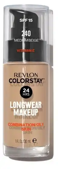 BIG W Revlon colorstay 24 hour longwear makeup - combination/oily - medium beige offer