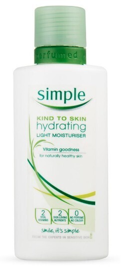 BIG W Simple kind to skin hydrating light moisturiser 125ml offer