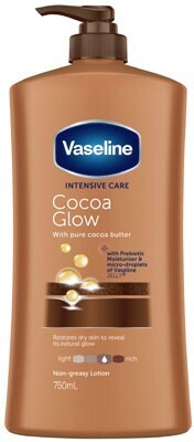 BIG W Vaseline body lotion cocoa glow 750ml offer