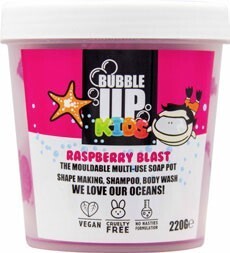 BIG W Bubble up kids the mouldable multi-use soap pot 220g - raspberry blast offer