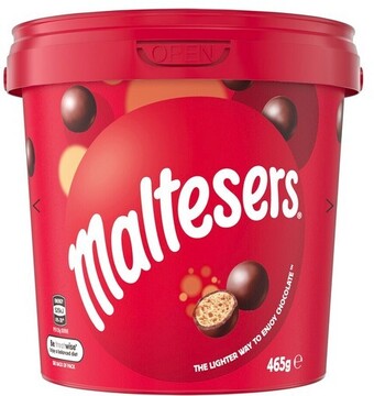BIG W Maltesers party bucket milk chocolate 465g offer