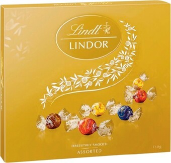 BIG W Lindt lindor assorted chocolates box 150g offer