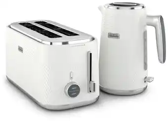 BIG W Sunbeam obliq collection kettle 1.7-litre or 2-slice long slot toaster - white offer