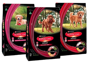 BIG W Supercoat dry dog food varieties 12kg offer