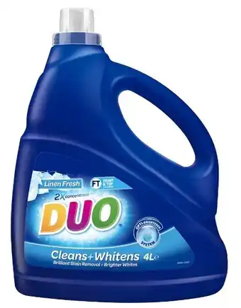 Duo laundry liquid 4-litre - linen fresh