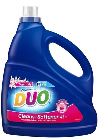 BIG W Duo laundry liquid 4-litre - tiger lily offer