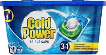 BIG W Cold power 30-pack laundry detergent capsules offer