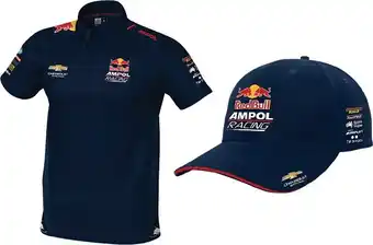 SuperCheap Auto Red bull ampol racing mens polo & cap combo^ offer