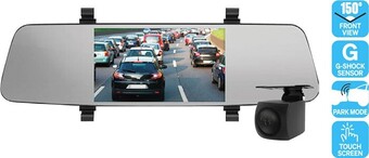 SuperCheap Auto Nanocam+ 5.5” hd front & rear mirror dash cam offer