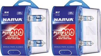 SuperCheap Auto Narva plus 200 headlight globes offer