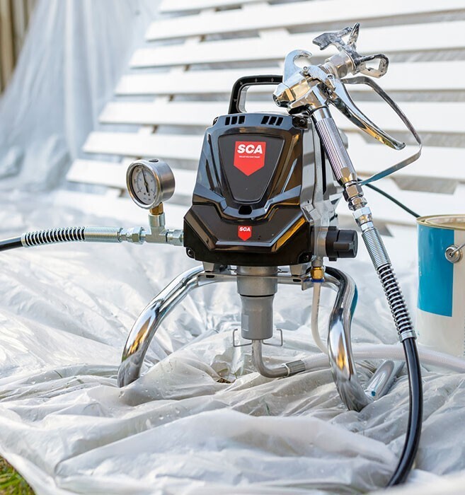 Sca 1010w airless paint sprayer offer at SuperCheap Auto