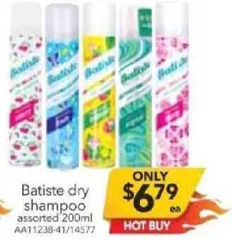 Cheap as Chips Batiste dry shampoo offer