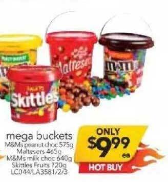 Cheap as Chips Mega buckets offer