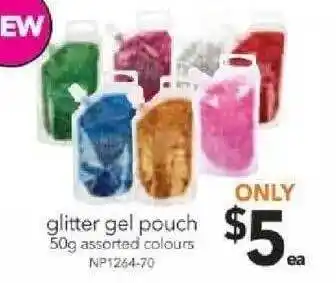Cheap as Chips Glitter gel pouch offer