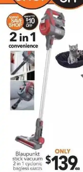 Cheap as Chips Blaupunkt stick vacuum offer