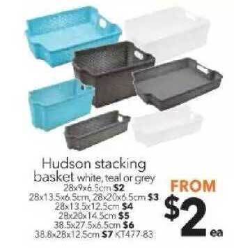 Cheap as Chips Hudson stacking basket offer