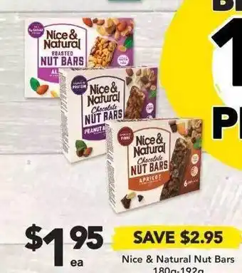 Drakes Nice & natural nut bars offer