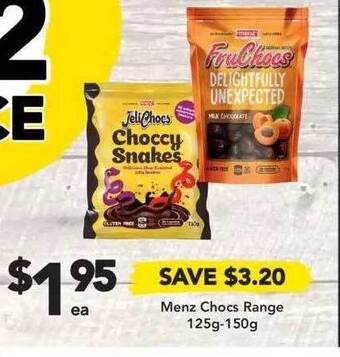 Drakes Menz chocs range offer