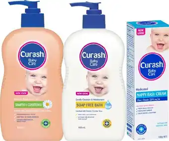 BIG W 20% off Selected Curash Baby Toletries Range offer