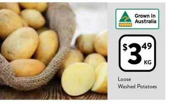 Foodworks Loose washed potatoes offer
